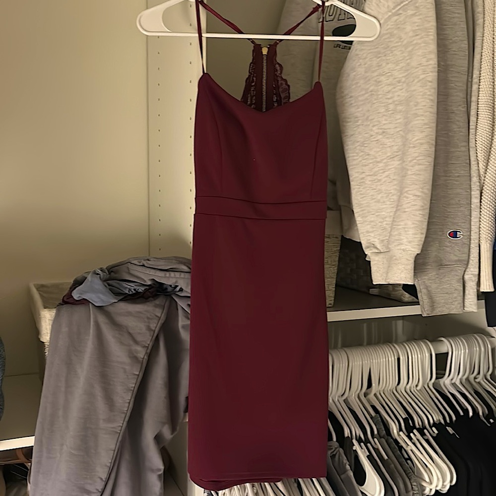Maroon dress